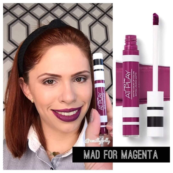 Mary Kay At Play Liquid Lipstick Mad for Magneta. - Picture 4 of 4